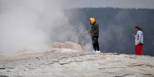 Tourists arrested at Yellowstone National Park's Old Faithful geyser for 'thermal trespassing'